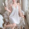Sexy Suspender Pajamas Women's Summer Lace Sweet Girl Department High Sense Japanese Pure Desire Style Nightdress Loungewear