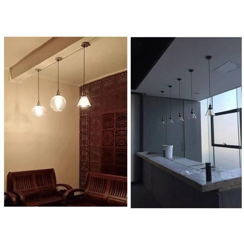 Pendant Ceiling Light Glass Shade Lighting Vintage Hanging Kitchen Room Dining