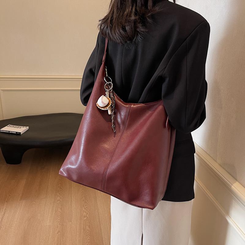 Uformell pendling retro stor kapasitet veske dame 2025 ny skulderveske studentklasse tote bag