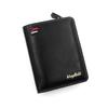 Schoolbag Men's Short Multi-Card Three-fold Zipper Change Bag Fashion Thin Card Bag Coin Bag Wallet