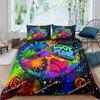 3D Printed Peace Symbol Bedding Set Duvet Cover Bedroom Comforter Covers Single Twin King Size Quilt Cover Home Textile