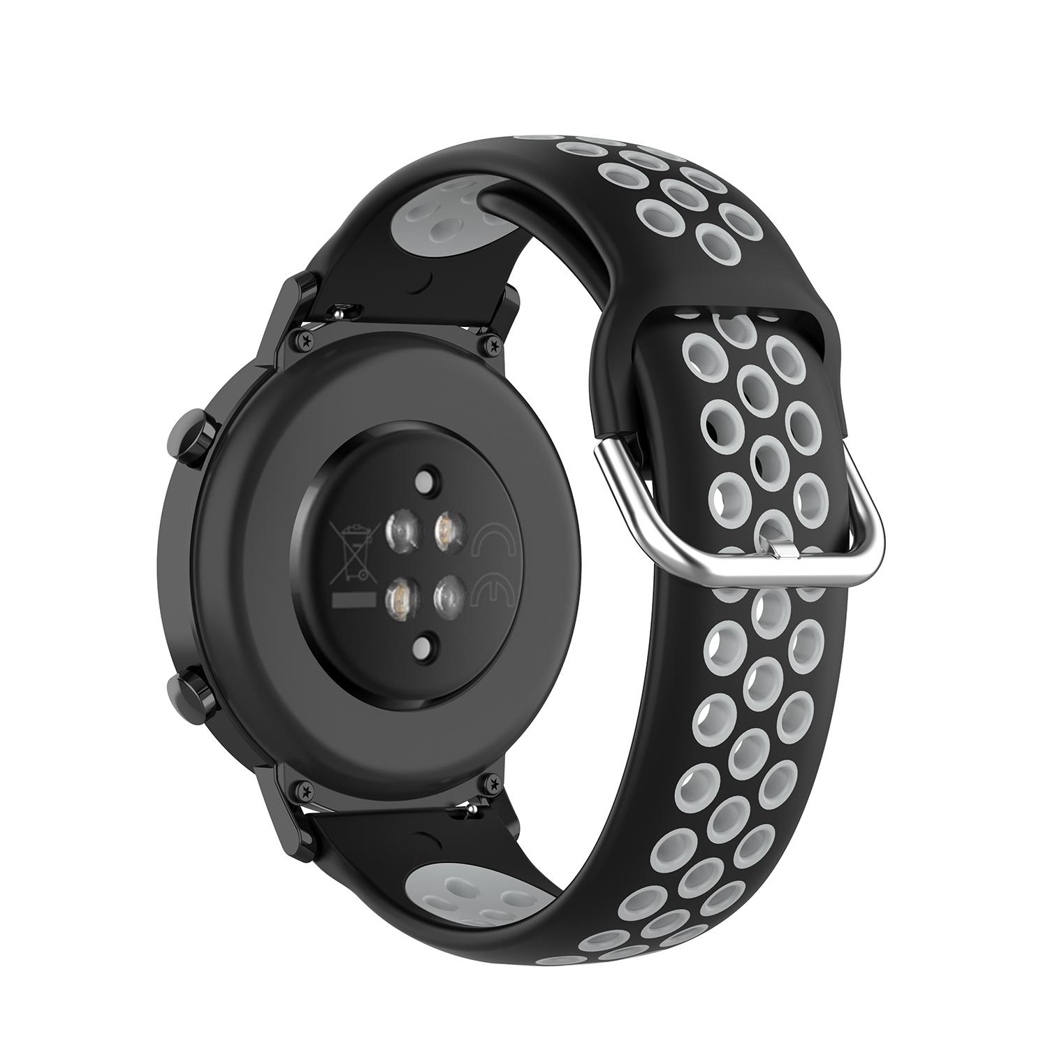 

20mm Smart Watch Band for Samsung Galaxy Watch 42mm/Active/Active 2 40mm,44mm/Gear Sport/S2 Classic/Huawei Watch GT2 42mm/Watch 2/Polar Pacer Pro Black/Blue