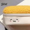 Fun Desk Organizer Fried Shrimp Tail Pencil Case Cute Plush Large Capacity Pouch