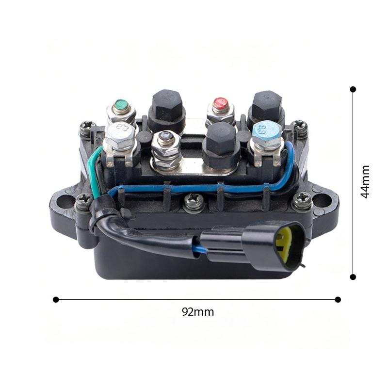 High Quality Angle Trim Control For Boat Outboards Protected 3 Terminal Design ABS Metal Build 12V Electrical Part