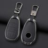 Metal Leather Car Smart Key Case Cover  for Alfa Romeo Giulia 2015 +Stelvio 2016+ Spider Etcetera Protector Shell