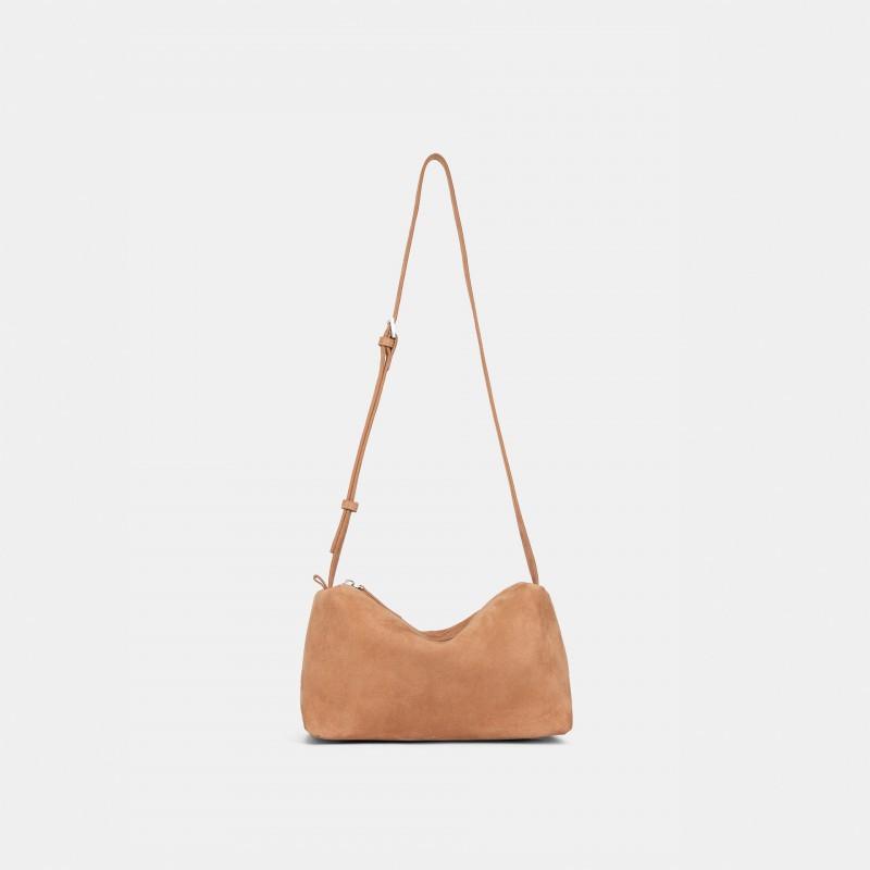

Soft Sugar Cube Sheepskin Matte Adjustable Armpit Cross-slung Toast Bag 23x11x12CM золотисто-коричневый