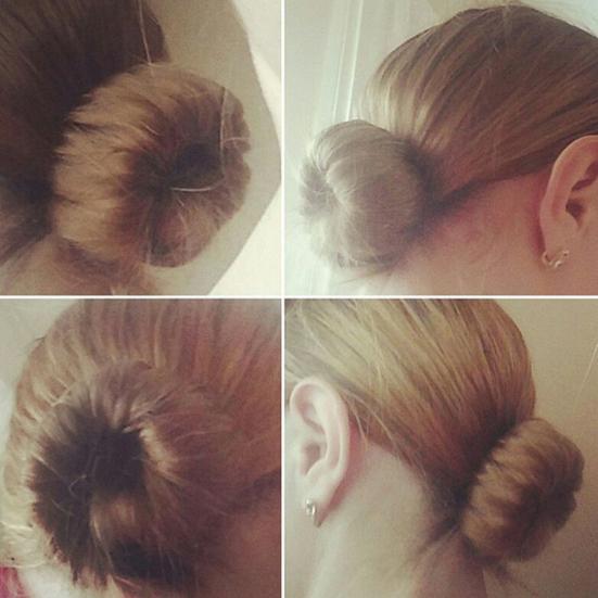 Women Disk Hair Clip Donut Quick Updo Curler Messy Bun Hairstyle Tool