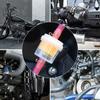 Motorcycle Inline Fuel Filter with Rubber Hose Replacement for Motorcycle Fuel System Cleaner Scooter Dirt Bike ATV Fuel Filter