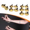 2 Finger Cymbals, Belly Dance Percussion Instrument, Brass Bell, Musical Accessory, Metal Material,