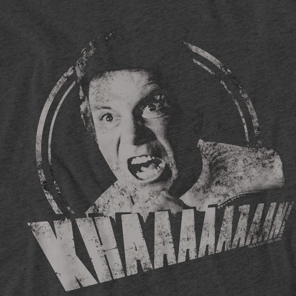 Star Trek Unisex Adult Khan Distressed T-Shirt