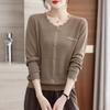 Sweater for Women Winter Cotton Thickened Pullover Warm Knitted Stretchy Long Sleeve Oversize Jumper Sweater Tops