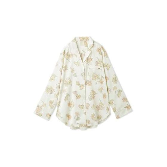 gelato pique (Mucha) Floral Satin Shirt PWFT241231 Women s