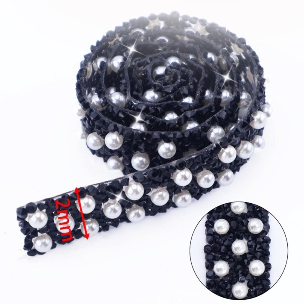 DIY Self Adhesive Rhinestone Chain Diamond Strips  Dress Skirt Clothing Accessories