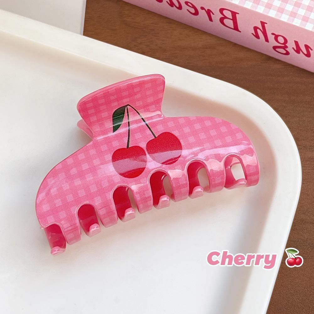 Acetate Starfish Hair Claw Cherry Sea Star Grab Clip Fashion Acetic Acid Hair Clip  Vacation