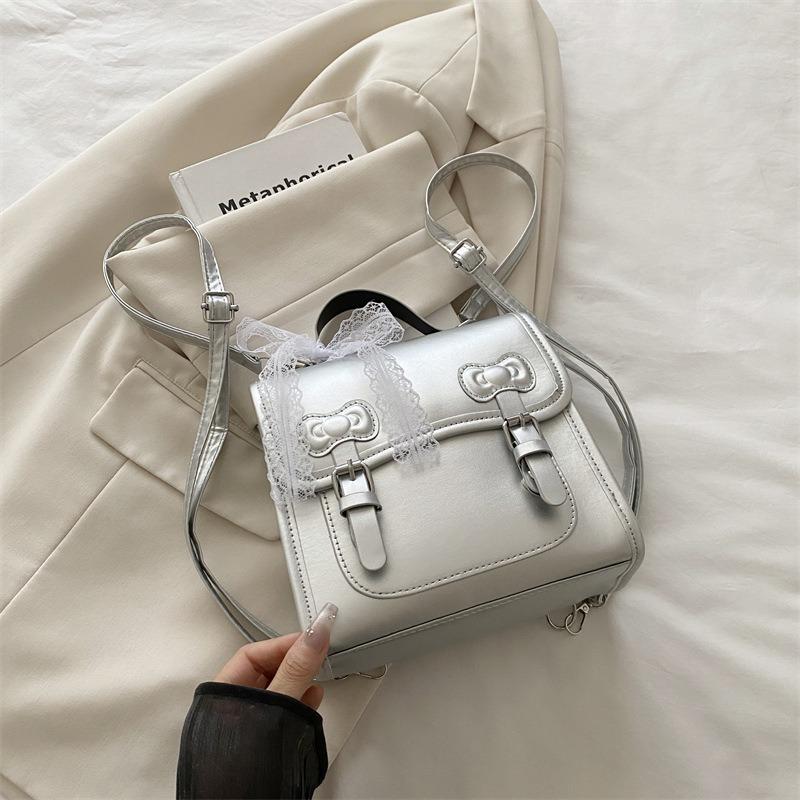 Backpack Women's Fashion Niche Design Sense Casual Small School Bag Sweet Lady Multifunctional Travel Backpack
