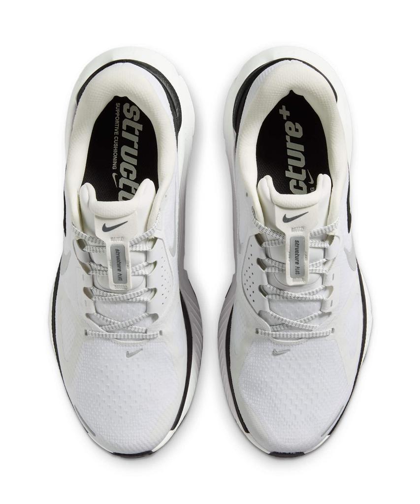 Nike Structure Plus Road Running Shoes M - Summit White:Black:Metallic Silver / Ii7192-100