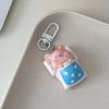 New 3D Piggy Keychain Cute Creative Cute Piggy Series Cartoon Animal Backpack Pendant Couple's Best Friend Gift Accessories
