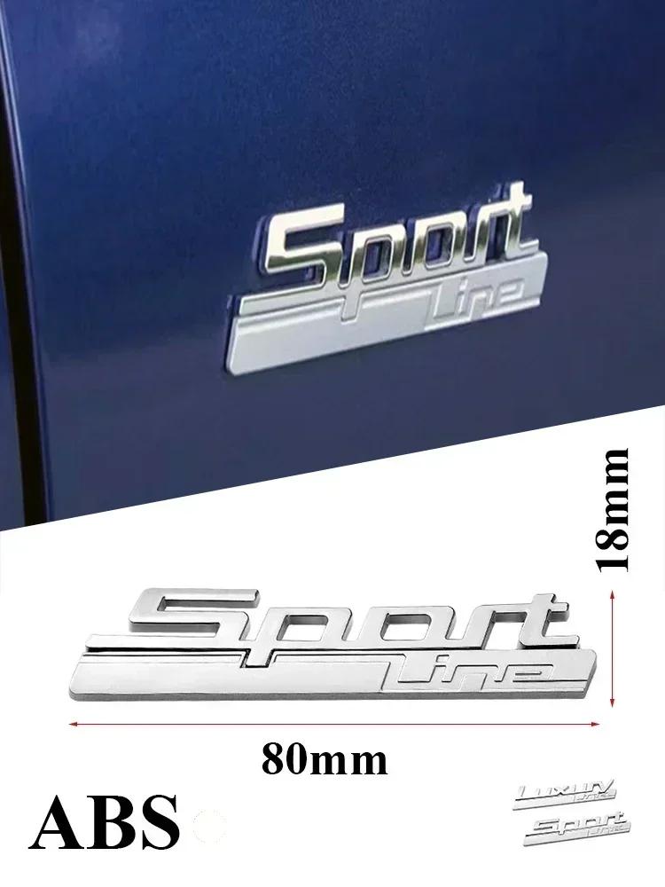 3D ABS Sport Luxury Line Logo Fender Emblem Badge Sticker Decal for BMW F10 G30 E46 E39 E36 E90 F30 F20 E60 Car Acessories af2