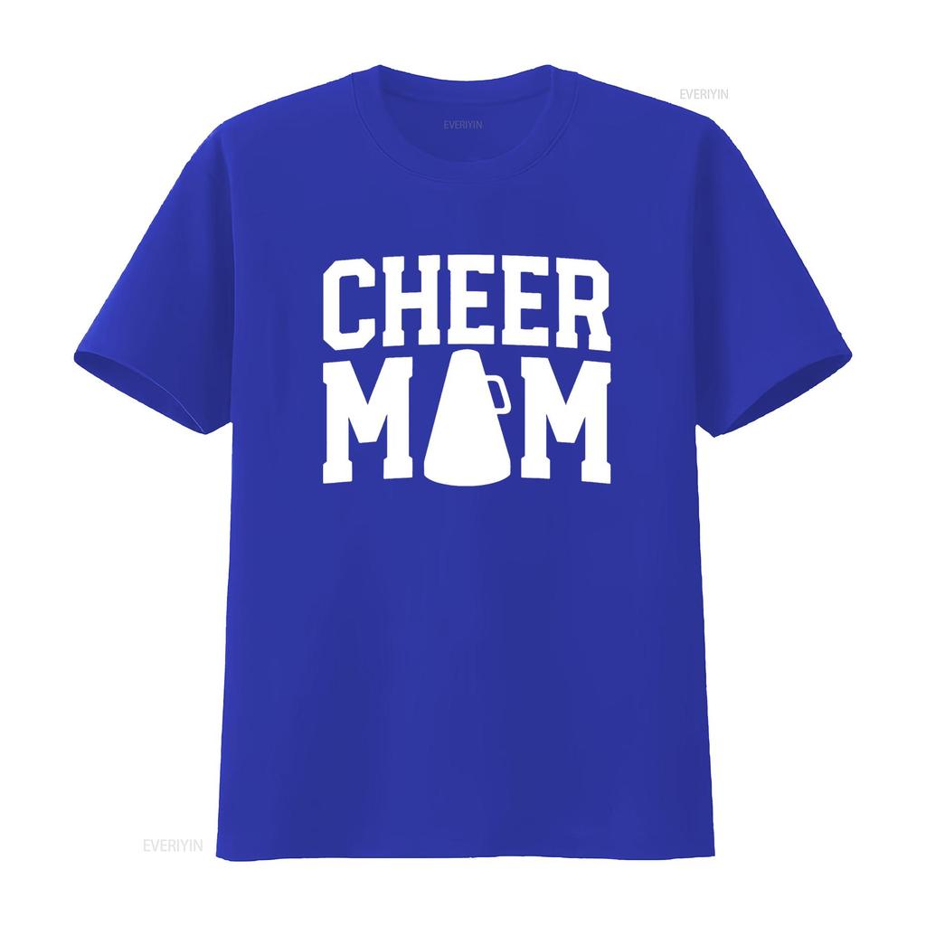 Cheer Mom T Shirt For Women Cheerleader s Mother vintage Washed Comfortable designer clothes Soft Casual homme graphic