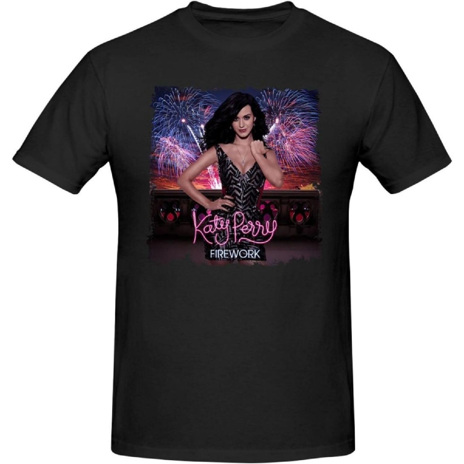 Мужская футболка ARKJONVH с узором Katy Music Perry, из чистого хлопка, дышащая и эластичная, повседневная(7) S