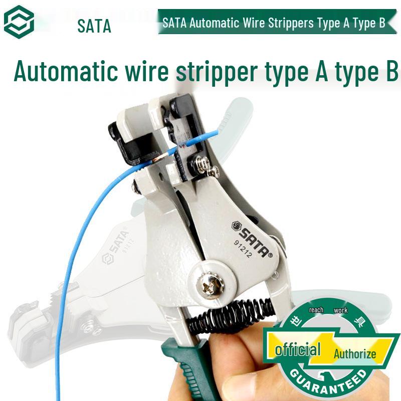 Автоматический стриппер и клещи SATA, многофункциональные 91213/91212, для оптоволоконных и кабельных работ. 91212