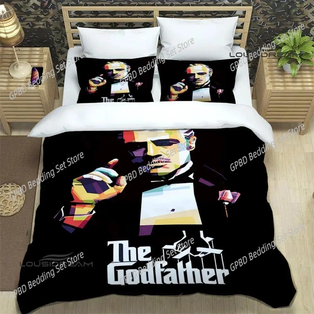 Comforter The Godfather Bedding Set 3D Printed Suitable For Bedroom Kids Home Textile