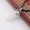 Handmade Amethyst & Rose Quartz Hexagonal Pendant Necklace N760