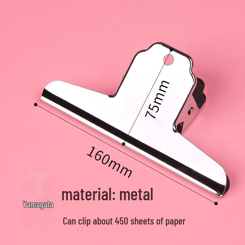 Stainless Steel Multifunctional Butterfly Clip for Drawing Boards and Files