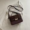 Small-scale Hand-held Small Square Bag Women's Bag, Digital Embossed Shoulder Bag, for Daily Commuting, Cross-body Bag