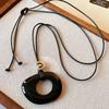 Love Pendant Necklace Internet Celebrity Fashion Versatile Sweater Chain High Sense Jewelry