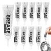 10pcs 10g Transparent High-temperature Grease Automotive Mechanical Bearings Gears Doors Wear-resistant Lubricating Oil