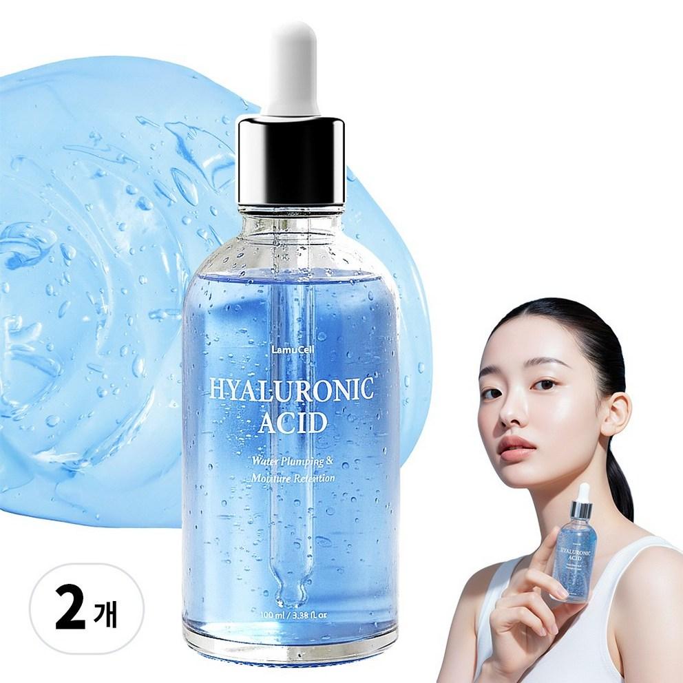 [LamuCell] Real Hyaluronic Acid Gel Ampoule, 100ml, 2 units