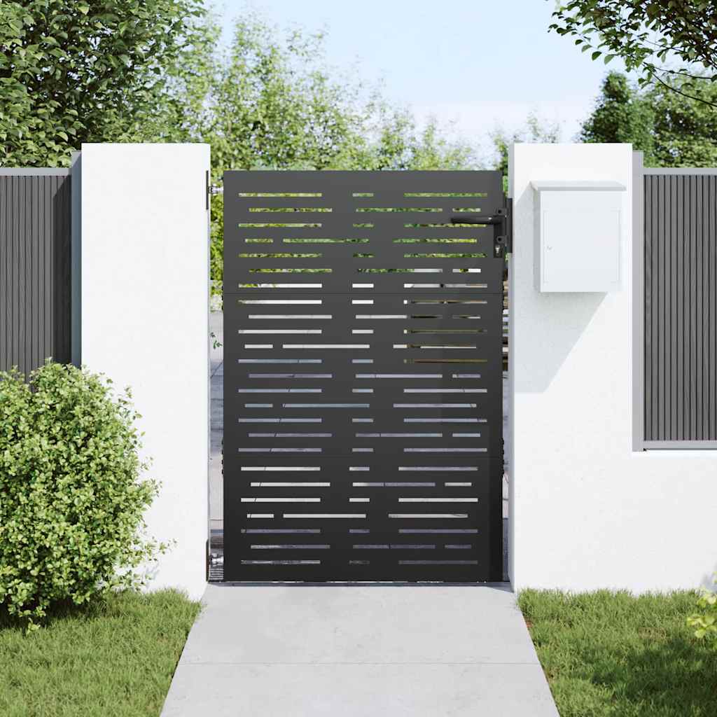 Yiwydaa Tuinhek Zwart 85 X 150 Cm Poedergecoat Staal
