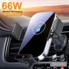 Car Mount Phone Holder Wireless Charger Fast Charging Air Vent Car Charging Holder One touch Clamping Anti Slip and