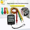 Portable Three-Phase AC Phase Sequence and Current Detector