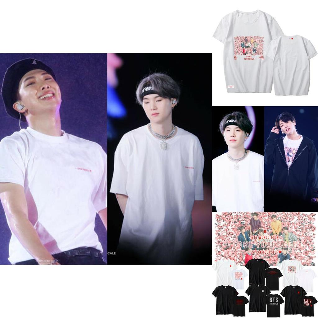 Bts Kpop Tshirt Love Speak Yourself Concert Tshirt Casual Tee Jk Rm Tops Jimin