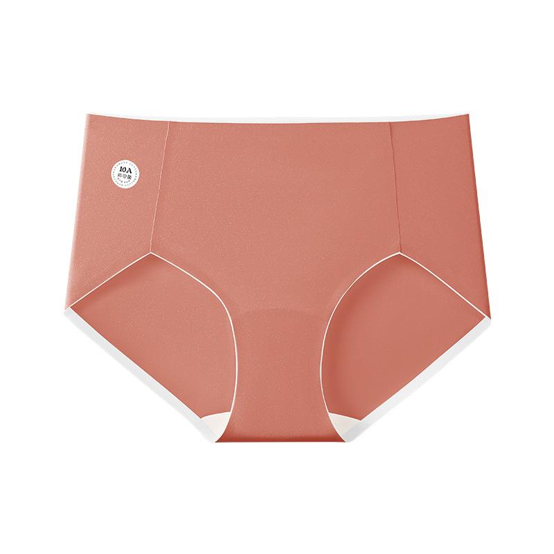 Large Size Female Spring and Autumn 10a Antibacterial Sports High Split Anti   Clamping Hip No Trace Briefs