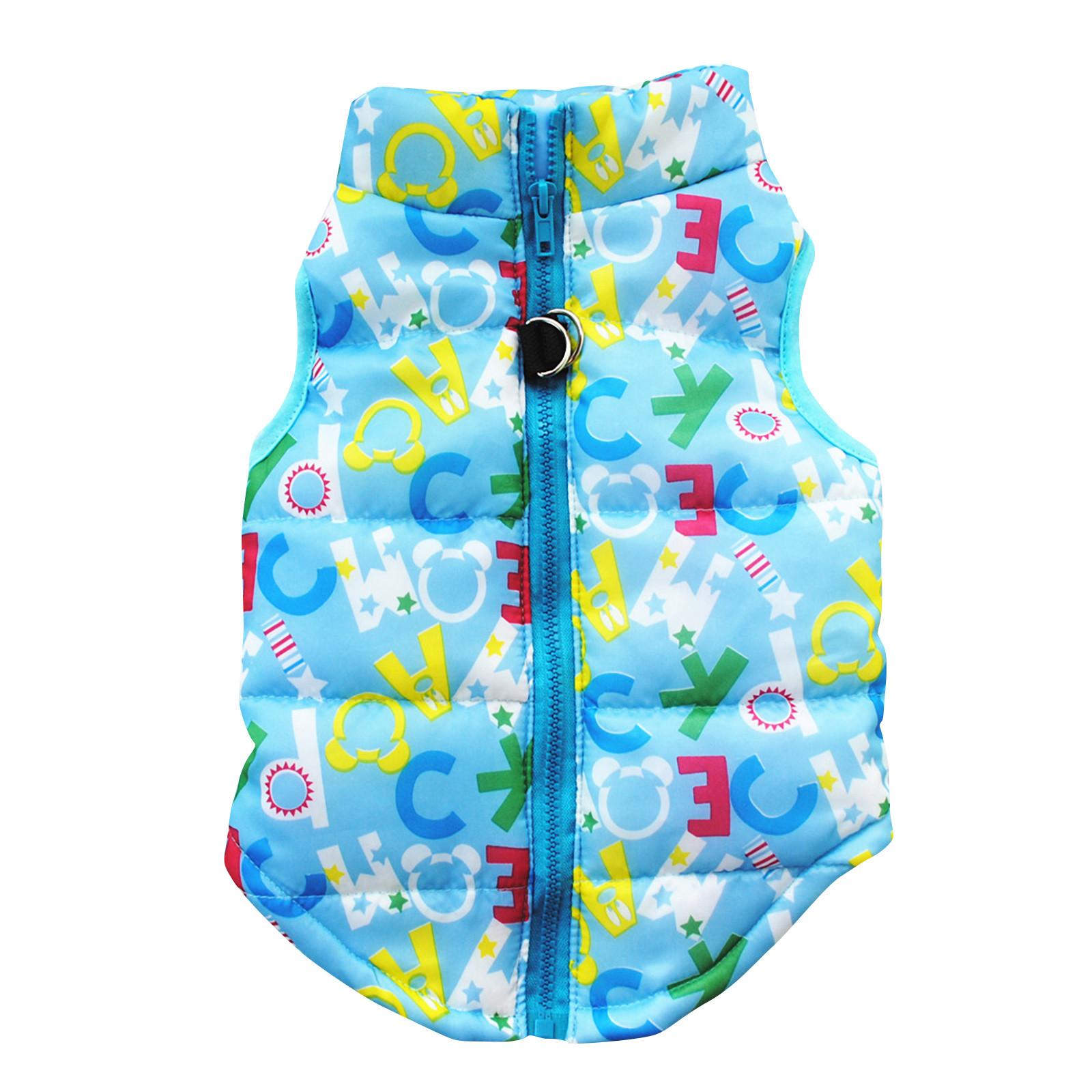 

Dog Cotton Padded Jacket With Traction Buckle In Winter Convenient Travel L
