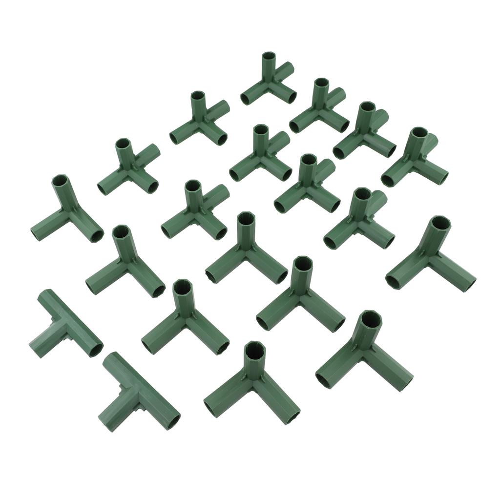 For Climbing Plants Four-Way Connectors Greenhouse Frame Connectors Greenhouse Setup Outdoor Gardening Applications
