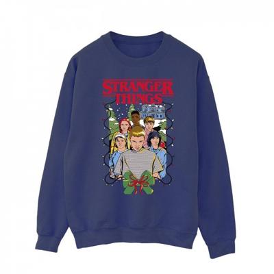 Netflix Mens Stranger Things Christmas Poster Sweatshirt