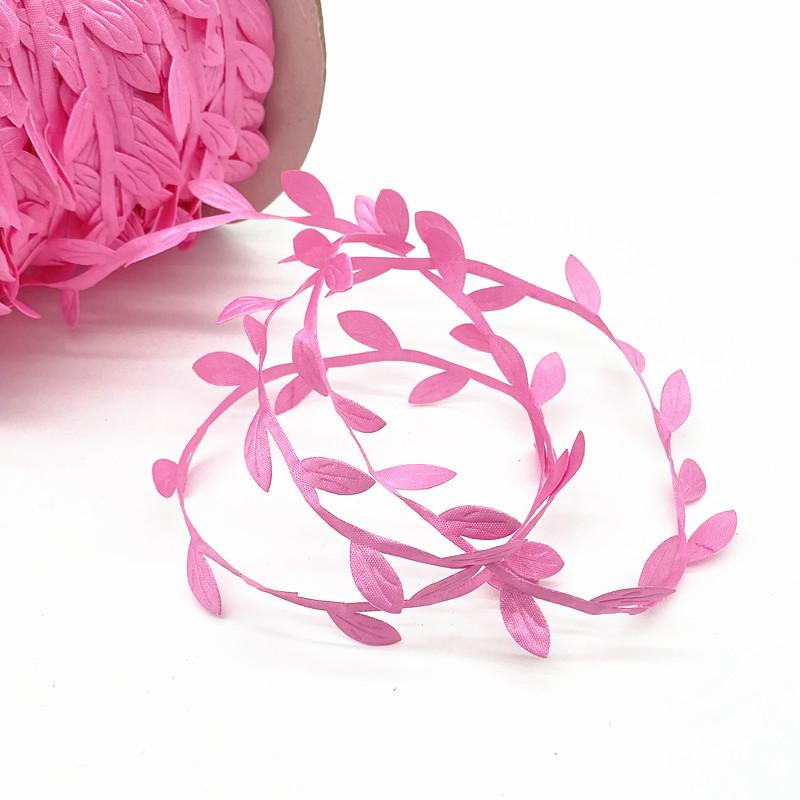 10M Silk Leaf-Shaped Handmake Artificial Green Leaves Hanging Vines Wedding Decoration DIY Wreath Gift Scrapbooking Craft