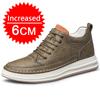 Scarpe con Rialzo COZOK Per Uomo alla Moda 4/6/8CM Aumento Altezza Interna Invisibile Outdoor Corsa Scarpe Sportive Casual Taglia 37-44