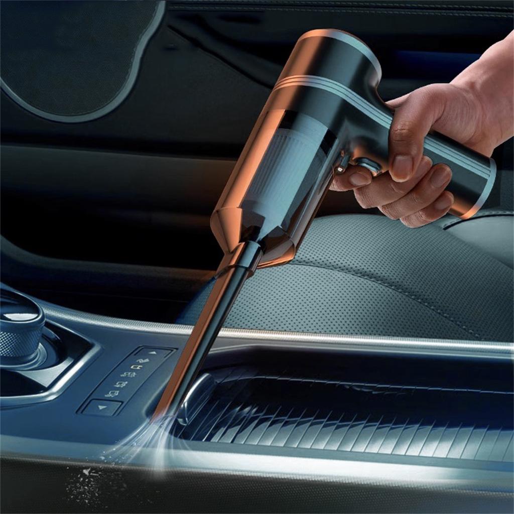 Handheld Cordless Mini Vacuum Cleaner Portable Wireless Small Vacuum for Home Car Office Use with Detachable Dust Container and Brush Attachment