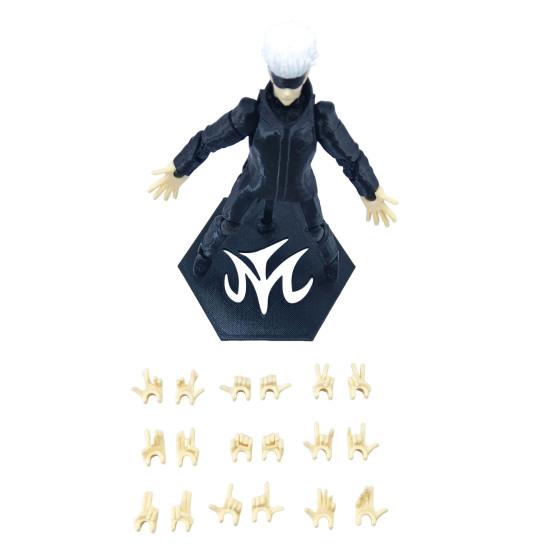 3D Printed Anime Action Figure, Movable Joints Cartoon Character Model, Posable Figure Collectible Toy Decoration Ornament, Gift for Anime Lovers