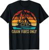 Vintage Cabin Weekend Vibes T-Shirt - Perfect for Nature Lovers!