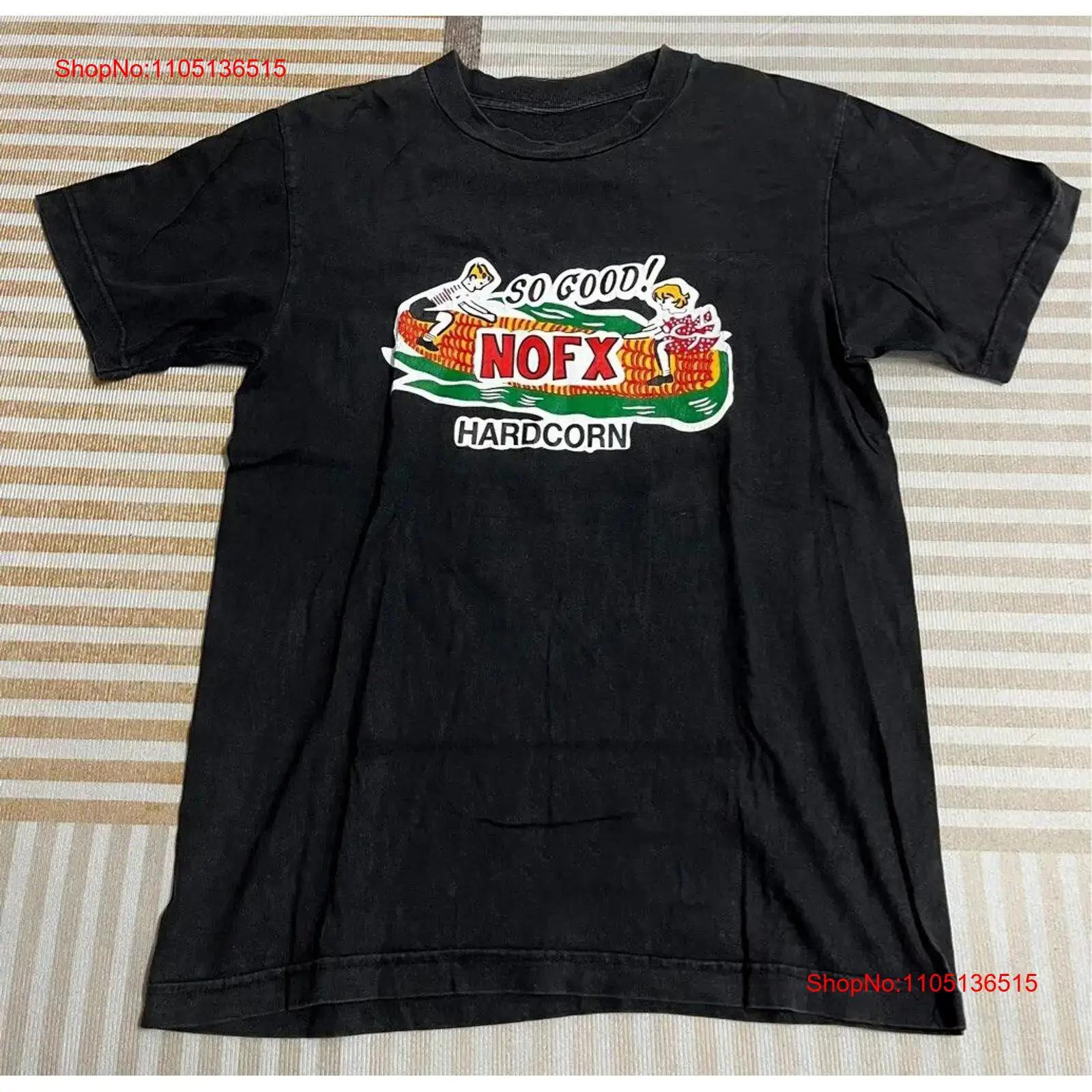 

Nofx So Good Hardcorn T shirt Cotton Black Size S 5XL vintage Washed homme designer clothes fashion Stylish 5XL різнокольоровий