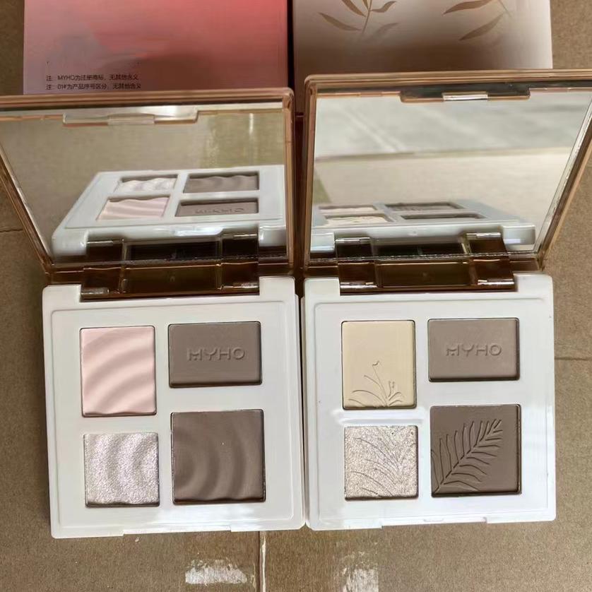 Vierfarbige Highlighter-Konturpalette, Illuminator, Make-up, 3D-Bronzer, mattes Konturpulver, Rose Blush, Hochglanzpalette, Kosmetik