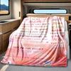 Mom'S Love Appreciation Blanket Warmthful Decor Great For Sofa Couch Office Bed Picnics Four Seasons Multipurpose Digital Print Birthday Christmas