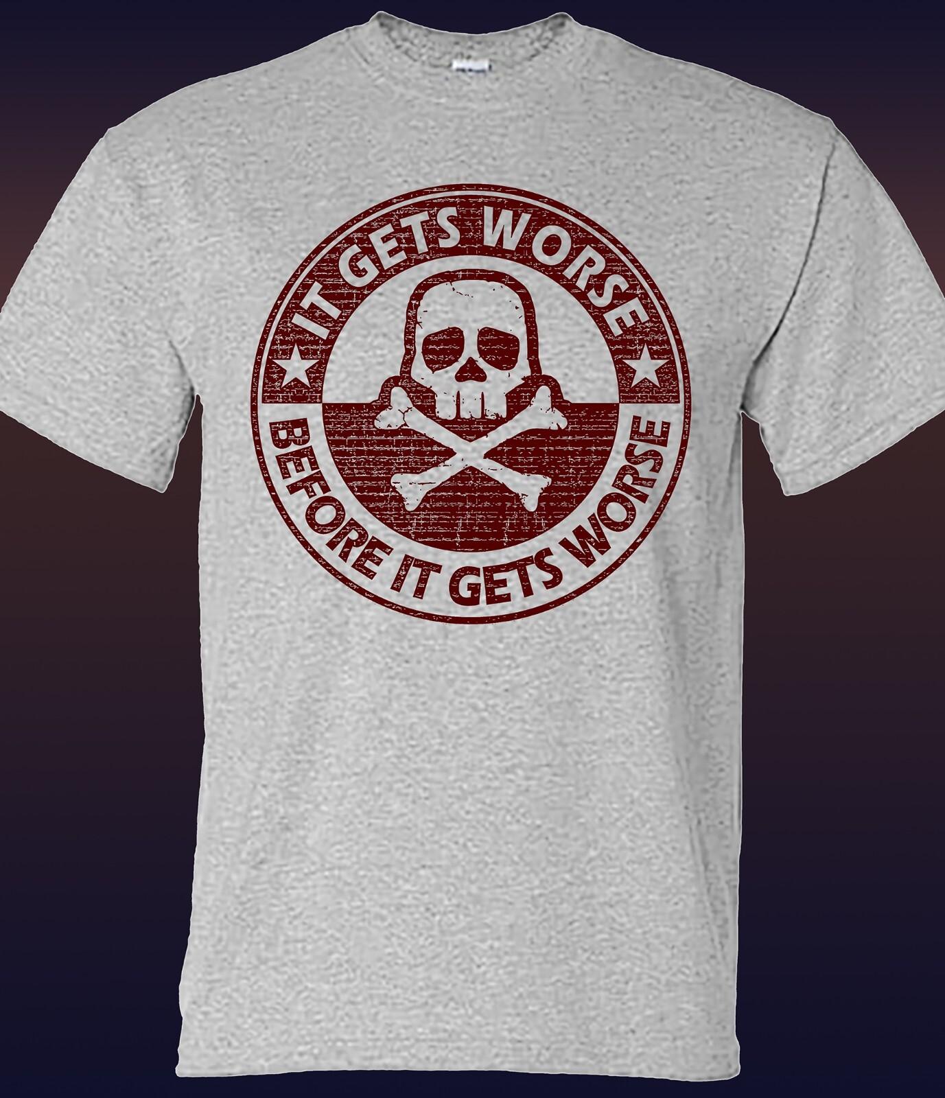 It Gets Worse Before It Gets Worse T-shirt S разноцветный