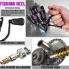 SOUGAYILANG Fishing Reels 11+1BB Spinning Reel Metal 1000-4000 Left/right Carp Fishing Reel Fishing Gear